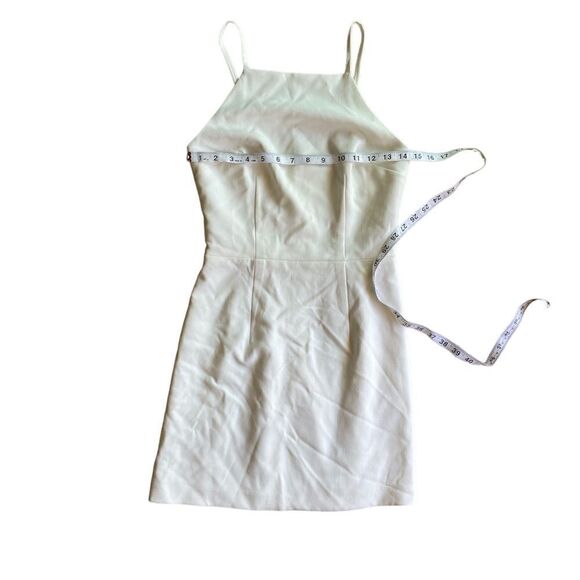 French Connection Whisper Light Square Neck Dress White Size 0 - Picture 10 of 14